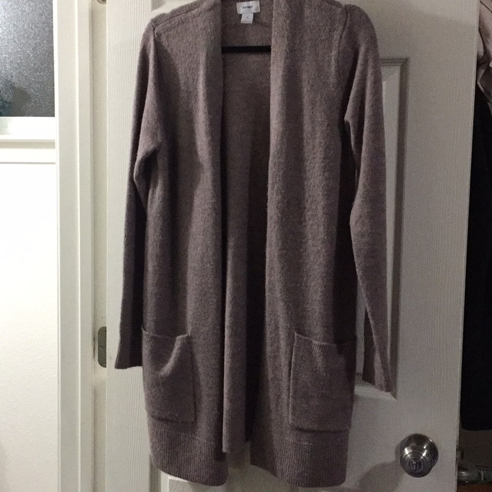 Old navy mauve cardigan/coat S